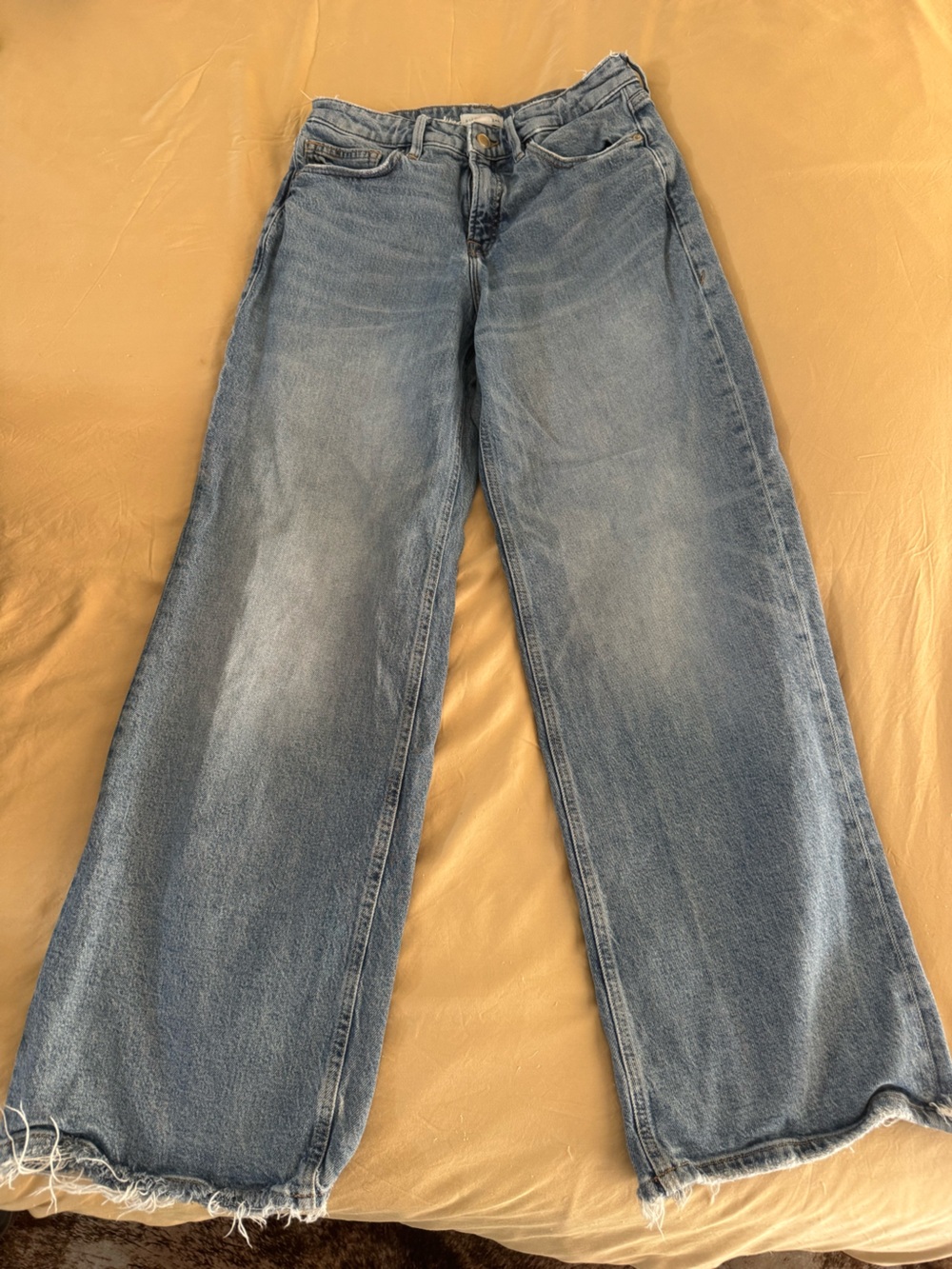 Good American Light Blue baggy-Leg skater Jeans